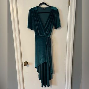 Velvet Wrap Dress